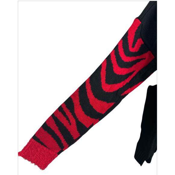 33 degrees Ugly Christmas Pullover Sweater Cat Presents Gift Womens Size Medium - Picture 5 of 8